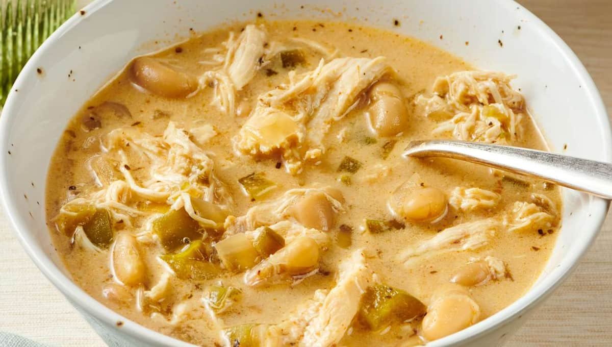 This Crockpot White Chicken Chili Ruined Every Other Chili Recipe For Me