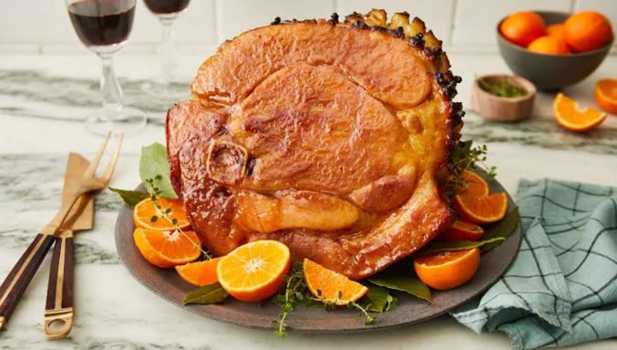 Brown Sugar Bourbon Glazed Ham: The Easiest Christmas Showstopper