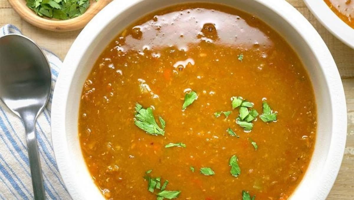This 30-Minute Lentil Soup Tastes Like a Warm Hug