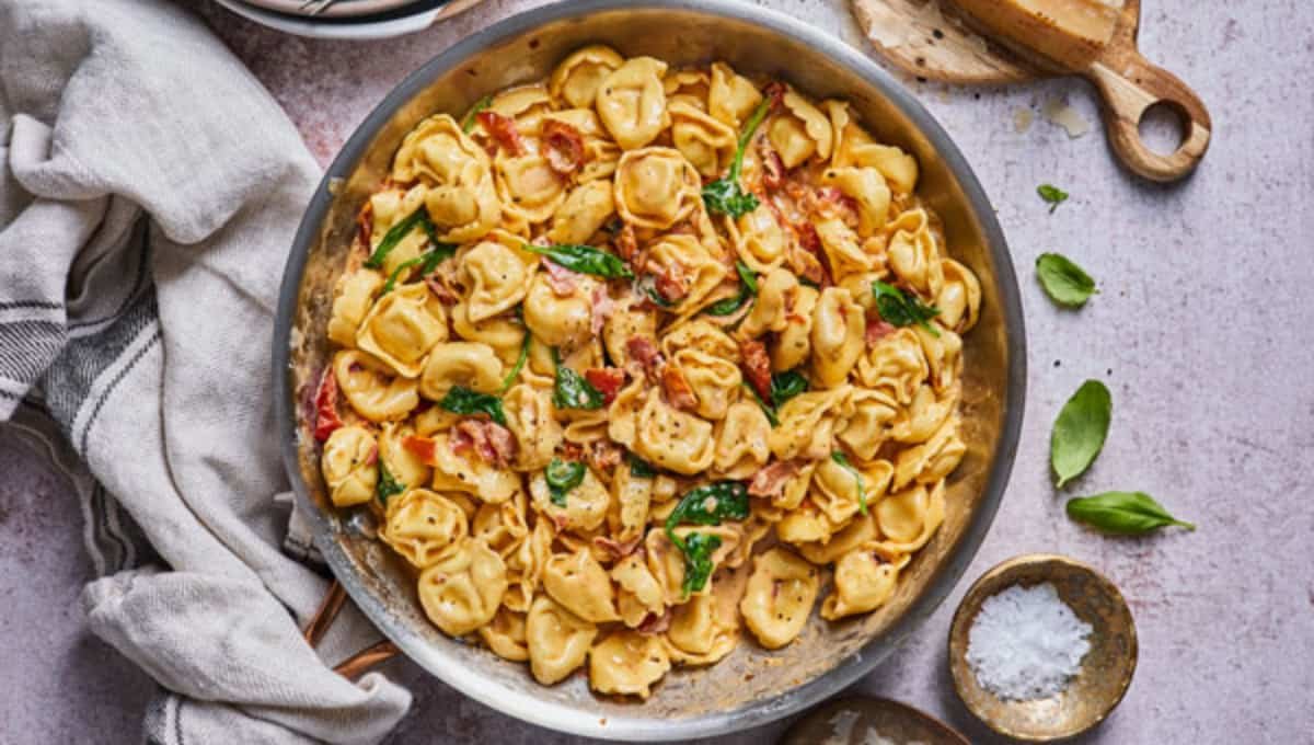 Creamy Tuscan Tortellini That Tastes Like a Restaurant Cheated