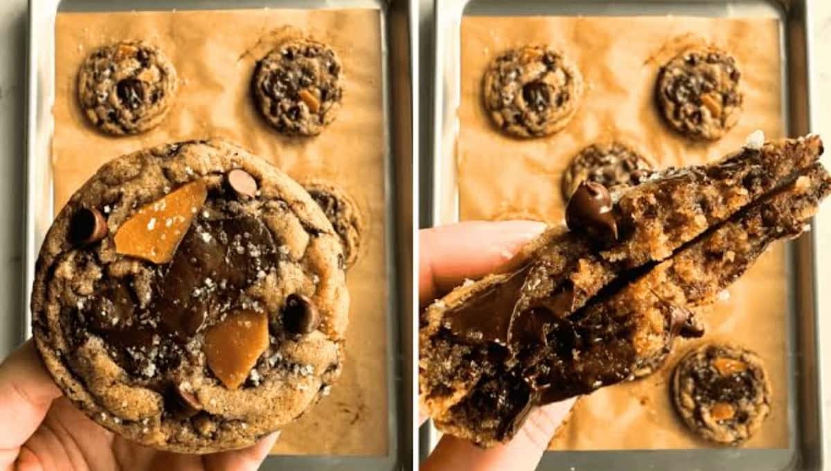 Brown Butter Toffee Chocolate Chip Cookies