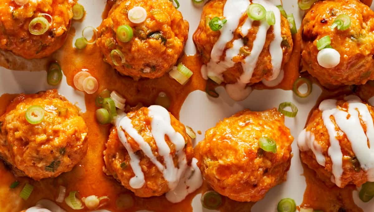 Buffalo Chicken Meatballs: The Football Appetizer Everyone Fights Over