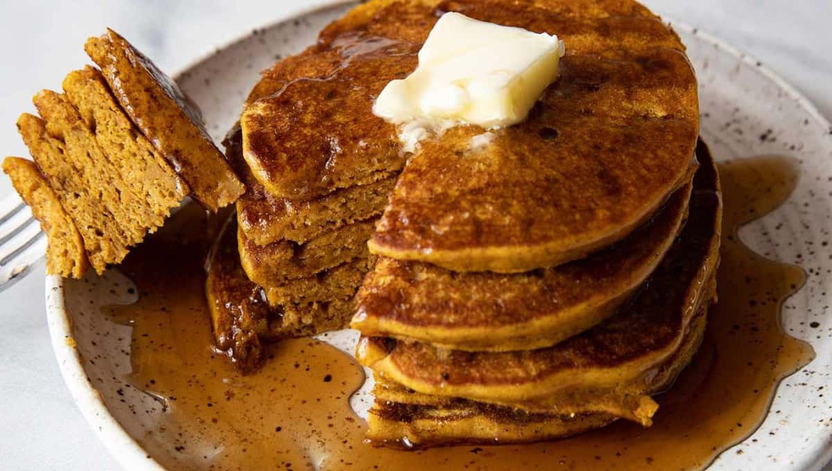Easy Pumpkin Pancakes That Taste Like Fall Itself