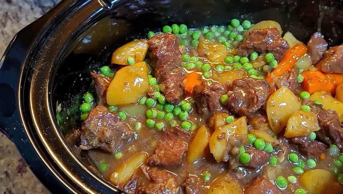 This Slow Cooker Beef Stew Practically Cooks Itself