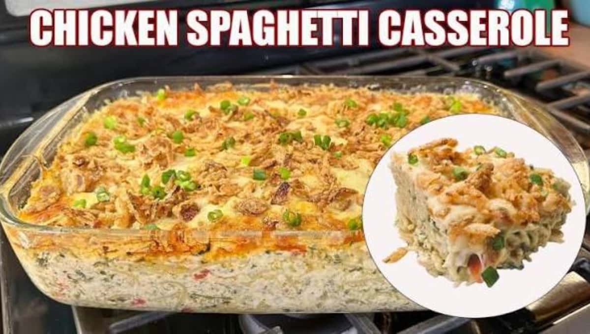 Creamy Chicken Spaghetti Bake: The Easy Weeknight Secret