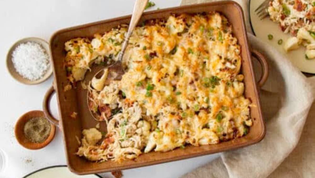 Chicken Bacon Ranch Casserole Everyone Secretly Wants Again