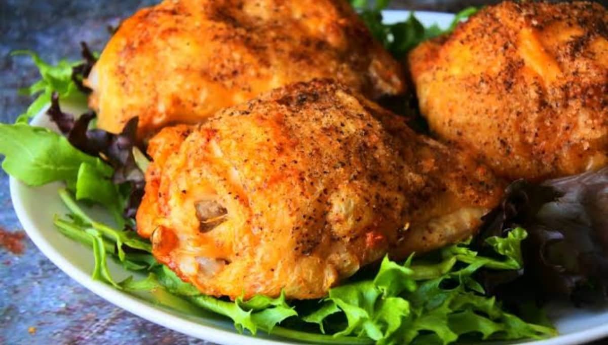 The Secret to Shatteringly Crispy Air Fryer Chicken Thighs