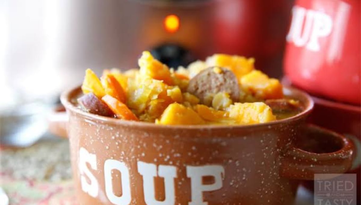 Hearty Sweet Potato Sausage Soup: A Creamy Comfort in Every Spoonful!