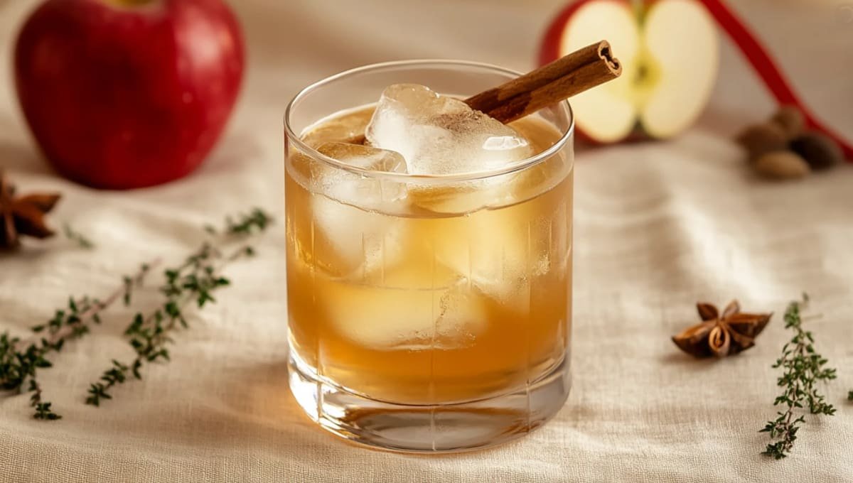 Spiced Apple Cider Bourbon Smash (Your New Favorite Fall Cocktail)