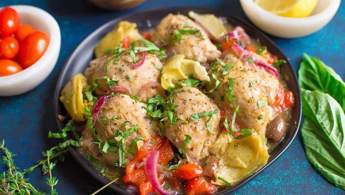 Crockpot Greek Chicken: 5 Minutes of Prep, Zero Babysitting