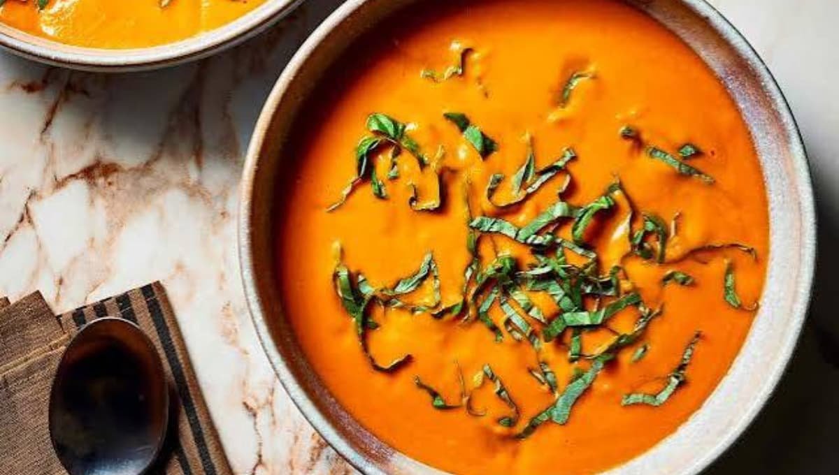 Tomato Basil Soup That Tastes Like It Simmered All Day